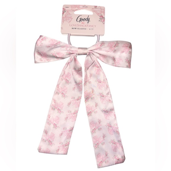 LoveShackFancy Accessories - NWT Goody x LoveShackFancy Ruffle Bow Hair Clip - Rosa Beaux Pink